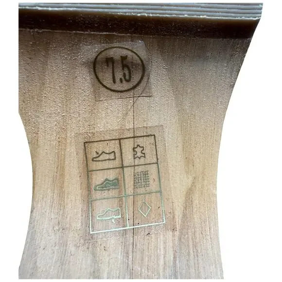 DOLCE VITA Dorando Women's 7.5 Clog Cognac Open Toe Platform Gold Studs - Picture 13 of 13